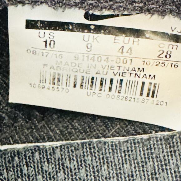 Nike Shoes Mens 10 Black Sock Dart Slip On Perforated Strap Running Sneakers - Picture 9 of 10